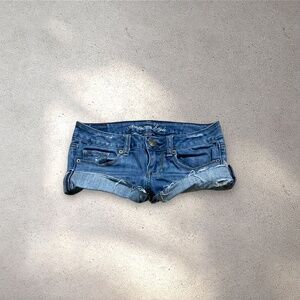 American Eagle Outfitters Ultra Low Rise Micro Denim Shorts
